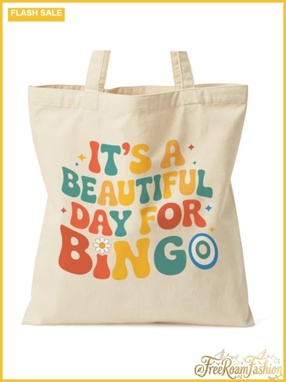 Canvas Tote Bag Women Shopping Work Travel Inner Pocket
